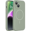 image:imageMiracase Silicone amp Magnetic for iPhone 18 Pro Max Case Capri BluePatina Green