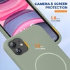 image:imageMiracase Silicone amp Magnetic for iPhone 18 Pro Max Case Capri BluePatina Green