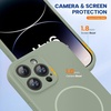 image:imageMiracase Silicone amp Magnetic for iPhone 18 Pro Max Case Capri BluePatina Green