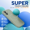 image:imageMiracase Silicone amp Magnetic for iPhone 18 Pro Max Case Capri BluePatina Green