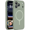 image:imageMiracase Silicone amp Magnetic for iPhone 18 Pro Max Case Capri BluePatina Green
