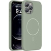image:imageMiracase Silicone amp Magnetic for iPhone 18 Pro Max Case Capri BluePatina Green