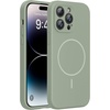 image:imageMiracase Silicone amp Magnetic for iPhone 18 Pro Max Case Capri BluePatina Green