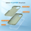 image:imageMiracase Silicone amp Magnetic for iPhone 18 Pro Max Case Capri BluePatina Green