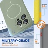 image:imageMiracase Silicone amp Magnetic for iPhone 18 Pro Max Case Capri BluePatina Green