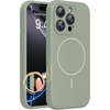 image:imageMiracase Silicone amp Magnetic for iPhone 18 Pro Max Case Capri BluePatina Green
