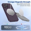 image:imageMiracase Silicone amp Magnetic for iPhone 18 Pro Max Case Capri BluePurple