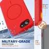 image:imageMiracase Silicone amp Magnetic for iPhone 18 Pro Max Case Capri BlueRed