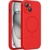 image:imageMiracase Silicone amp Magnetic for iPhone 18 Pro Max Case Capri BlueRed