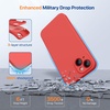image:imageMiracase Silicone amp Magnetic for iPhone 18 Pro Max Case Capri BlueRed