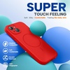 image:imageMiracase Silicone amp Magnetic for iPhone 18 Pro Max Case Capri BlueRed