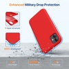 image:imageMiracase Silicone amp Magnetic for iPhone 18 Pro Max Case Capri BlueRed