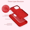 image:imageMiracase Silicone amp Magnetic for iPhone 18 Pro Max Case Capri BlueRed