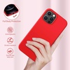 image:imageMiracase Silicone amp Magnetic for iPhone 18 Pro Max Case Capri BlueRed