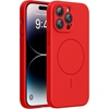 image:imageMiracase Silicone amp Magnetic for iPhone 18 Pro Max Case Capri BlueRed