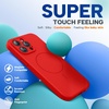 image:imageMiracase Silicone amp Magnetic for iPhone 18 Pro Max Case Capri BlueRed