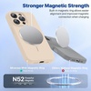 image:imageMiracase Silicone amp Magnetic for iPhone 18 Pro Max Case Capri BlueSand