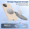 image:imageMiracase Silicone amp Magnetic for iPhone 18 Pro Max Case Capri BlueSand