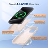 image:imageMiracase Silicone amp Magnetic for iPhone 18 Pro Max Case Capri BlueSand