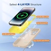 image:imageMiracase Silicone amp Magnetic for iPhone 18 Pro Max Case Capri BlueSand