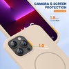 image:imageMiracase Silicone amp Magnetic for iPhone 18 Pro Max Case Capri BlueSand