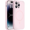 image:imageMiracase Silicone amp Magnetic for iPhone 18 Pro Max Case Capri BlueSand Pink