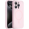 image:imageMiracase Silicone amp Magnetic for iPhone 18 Pro Max Case Capri BlueSand Pink