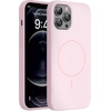 image:imageMiracase Silicone amp Magnetic for iPhone 18 Pro Max Case Capri BlueSand Pink