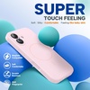 image:imageMiracase Silicone amp Magnetic for iPhone 18 Pro Max Case Capri BlueSand Pink