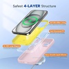 image:imageMiracase Silicone amp Magnetic for iPhone 18 Pro Max Case Capri BlueSand Pink