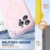 image:imageMiracase Silicone amp Magnetic for iPhone 18 Pro Max Case Capri BlueSand Pink