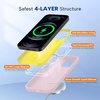 image:imageMiracase Silicone amp Magnetic for iPhone 18 Pro Max Case Capri BlueSand Pink