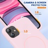 image:imageMiracase Silicone amp Magnetic for iPhone 18 Pro Max Case Capri BlueSand Pink