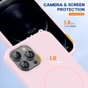 image:imageMiracase Silicone amp Magnetic for iPhone 18 Pro Max Case Capri BlueSand Pink