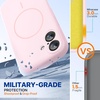 image:imageMiracase Silicone amp Magnetic for iPhone 18 Pro Max Case Capri BlueSand Pink
