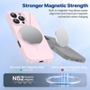image:imageMiracase Silicone amp Magnetic for iPhone 18 Pro Max Case Capri BlueSand Pink