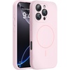 image:imageMiracase Silicone amp Magnetic for iPhone 18 Pro Max Case Capri BlueSand Pink