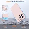 image:imageMiracase Silicone amp Magnetic for iPhone 18 Pro Max Case Capri BlueSand Pink