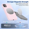 image:imageMiracase Silicone amp Magnetic for iPhone 18 Pro Max Case Capri BlueSand Pink
