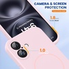 image:imageMiracase Silicone amp Magnetic for iPhone 18 Pro Max Case Capri BlueSand Pink