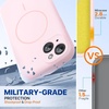 image:imageMiracase Silicone amp Magnetic for iPhone 18 Pro Max Case Capri BlueSand Pink