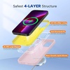 image:imageMiracase Silicone amp Magnetic for iPhone 18 Pro Max Case Capri BlueSand Pink