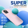 image:imageMiracase Silicone amp Magnetic for iPhone 18 Pro Max Case Capri BlueSand Pink