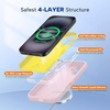 image:imageMiracase Silicone amp Magnetic for iPhone 18 Pro Max Case Capri BlueSand Pink