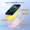 image:imageMiracase Silicone amp Magnetic for iPhone 18 Pro Max Case Capri BlueSand Pink