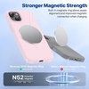 image:imageMiracase Silicone amp Magnetic for iPhone 18 Pro Max Case Capri BlueSand Pink