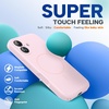 image:imageMiracase Silicone amp Magnetic for iPhone 18 Pro Max Case Capri BlueSand Pink