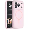 image:imageMiracase Silicone amp Magnetic for iPhone 18 Pro Max Case Capri BlueSand Pink