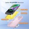 image:imageMiracase Silicone amp Magnetic for iPhone 18 Pro Max Case Capri BlueSand Pink