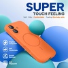 image:imageMiracase Silicone amp Magnetic for iPhone 18 Pro Max Case Capri BlueSunset Orange